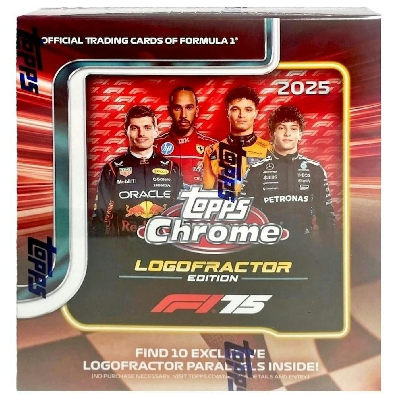 2025 Topps Chrome F1 Formula 1 Logofractor Box