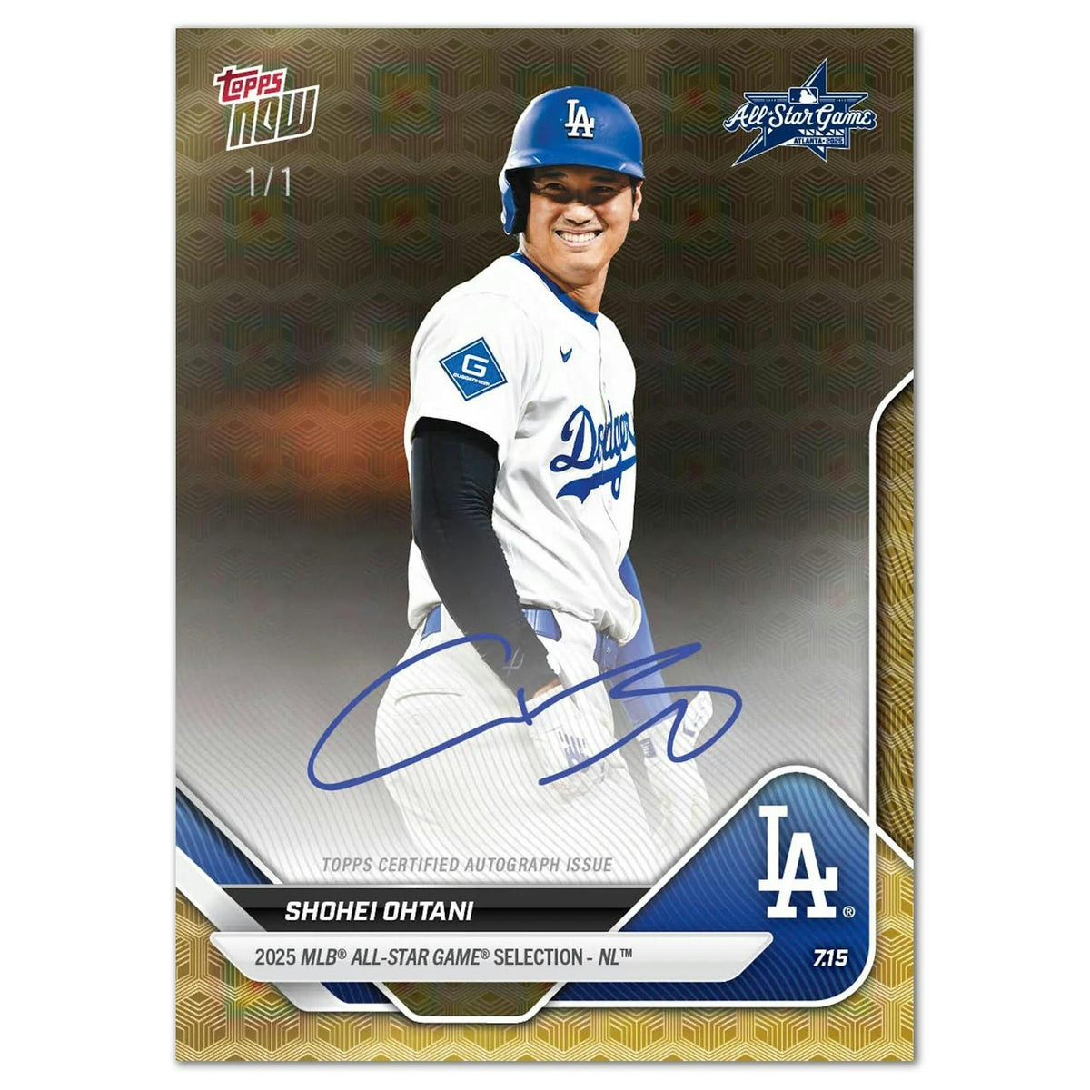 2025 Topps NOW All-Star Game Baseball 19-Card Set