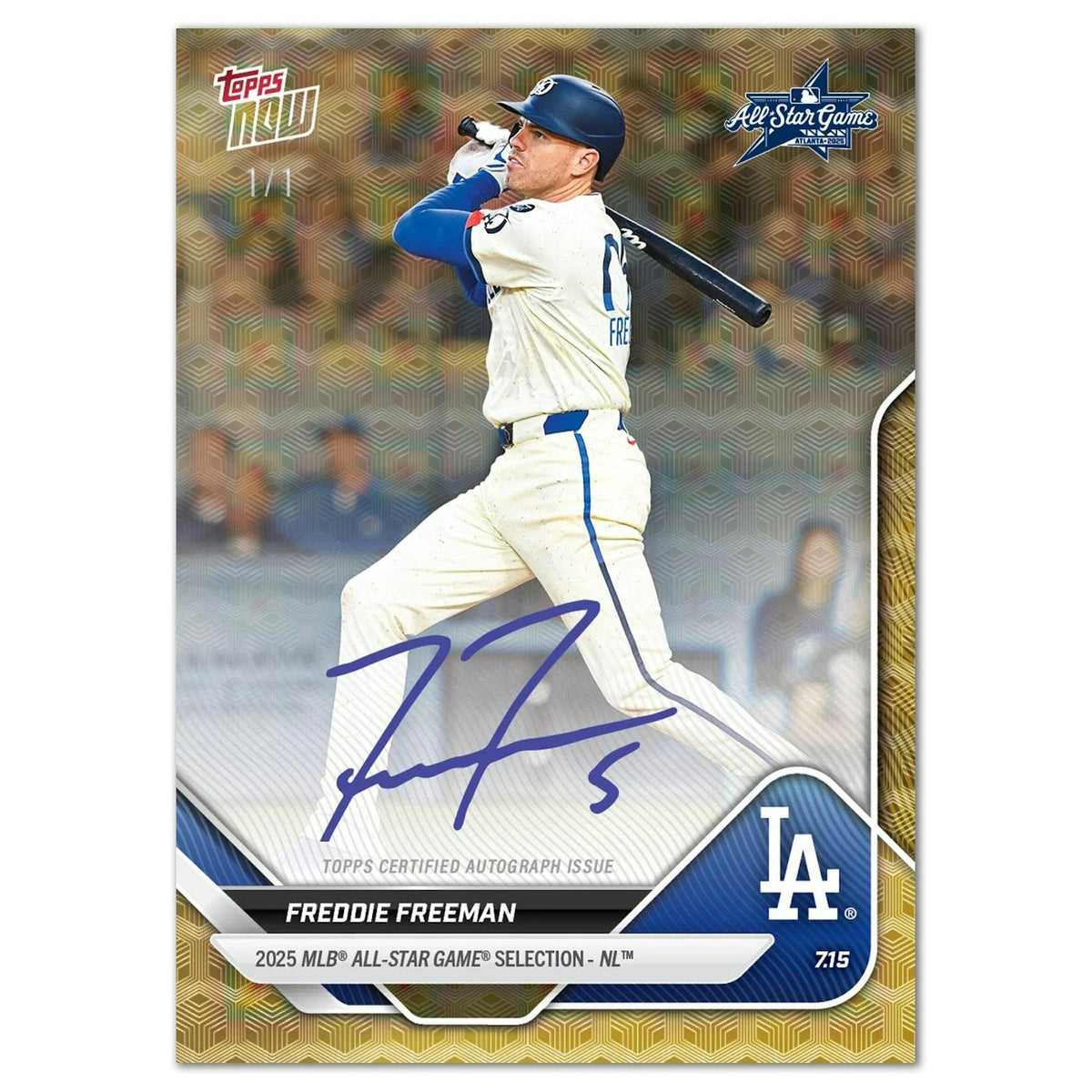 2025 Topps NOW All-Star Game Baseball 19-Card Set