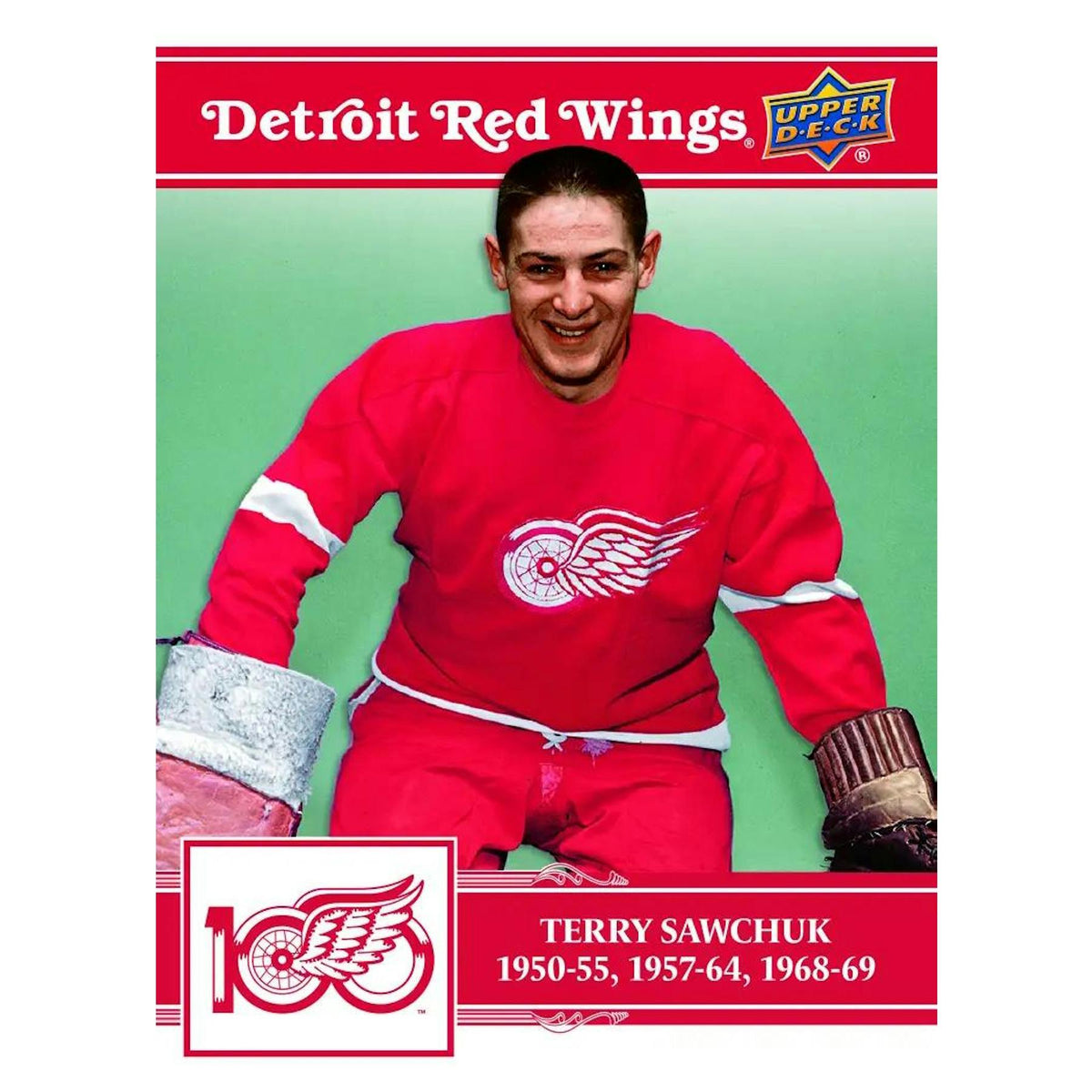 2025/26 Upper Deck Detroit Red Wings Centennial Hockey Box 20-Set Case