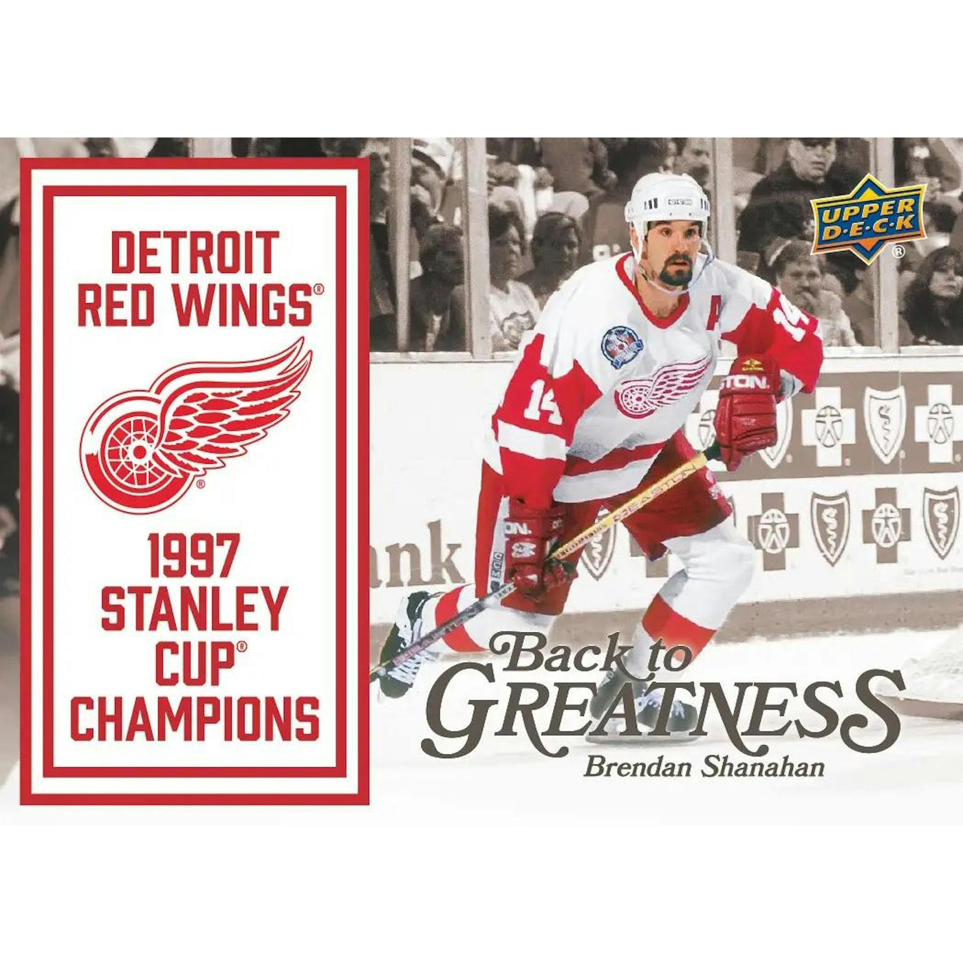 2025/26 Upper Deck Detroit Red Wings Centennial Hockey Box 20-Set Case