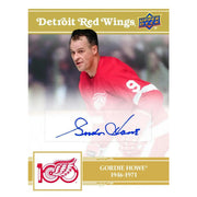 2025/26 Upper Deck Detroit Red Wings Centennial Hockey Box 20-Set Case