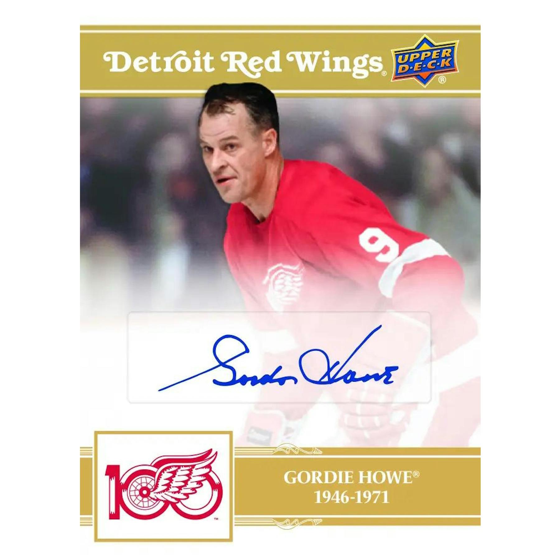 2025/26 Upper Deck Detroit Red Wings Centennial Hockey Box 20-Set Case