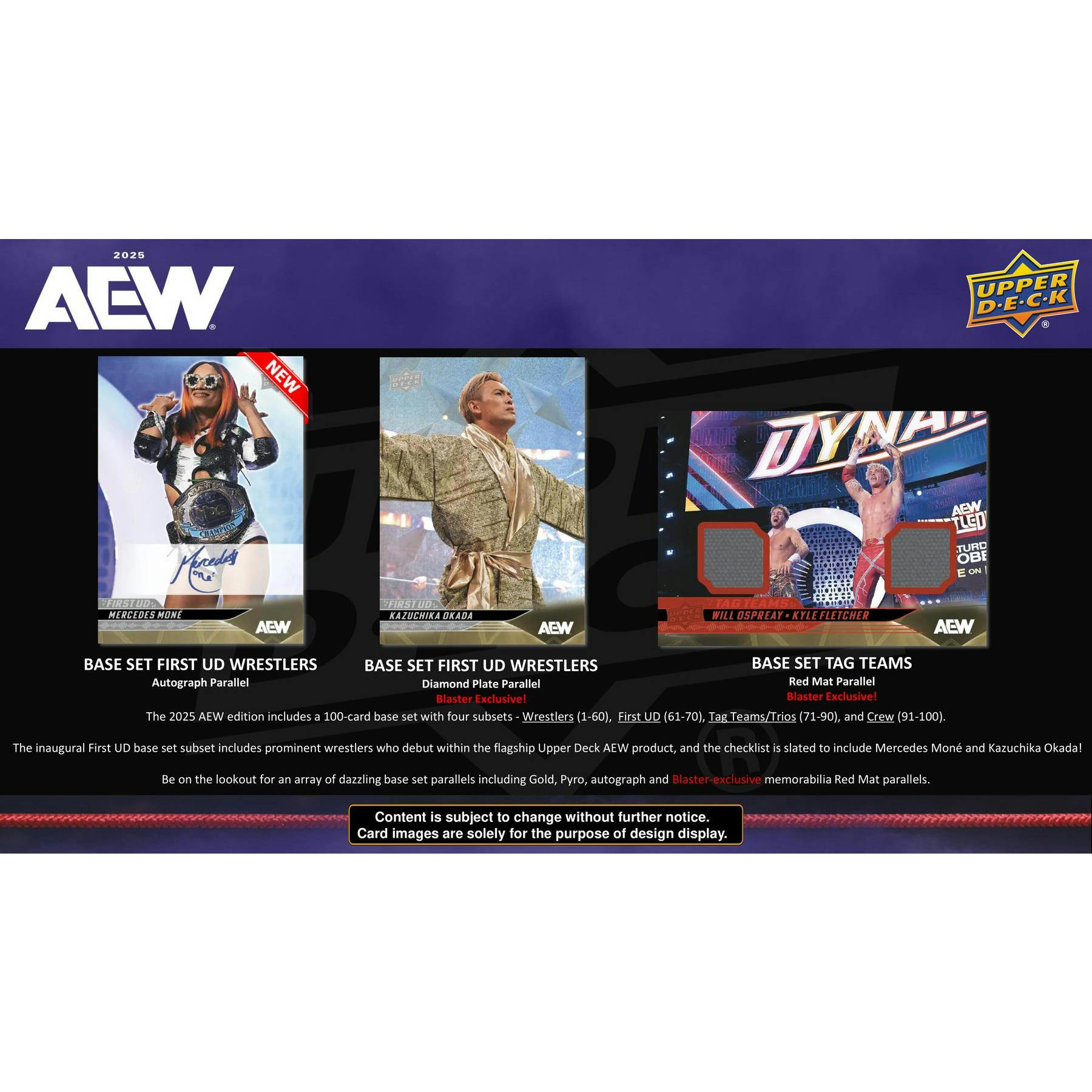 2025 Upper Deck AEW Wrestling Blaster Box