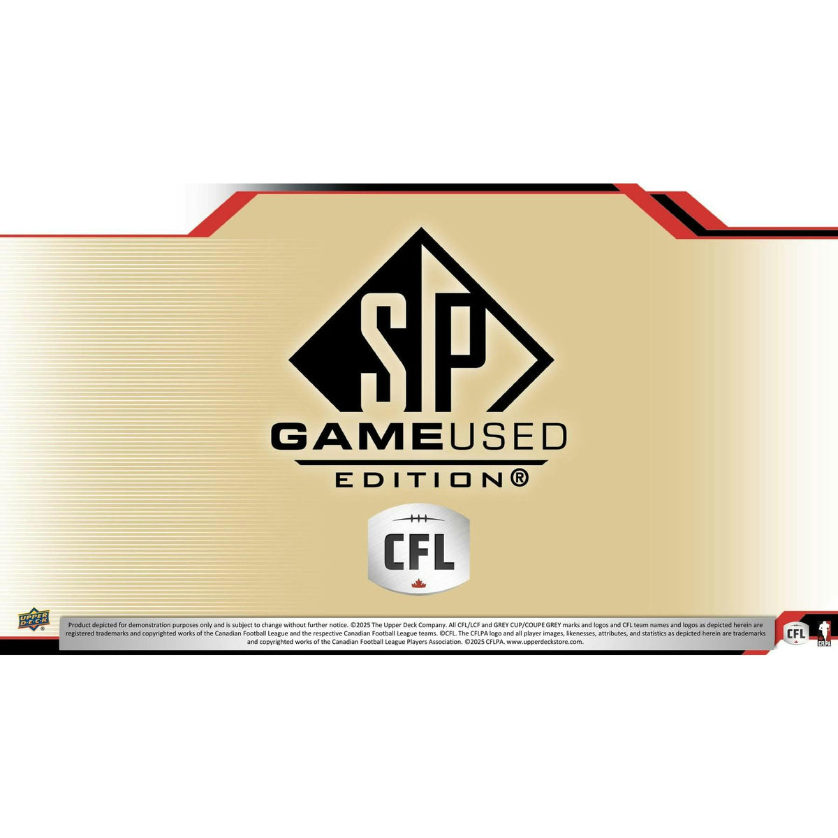 2025 Upper Deck CFL SP Game Used Football Hobby Box