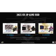 2025 Upper Deck CFL SP Game Used Football Hobby Box