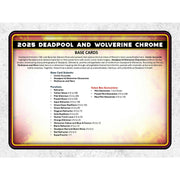 2025 Topps Deadpool Chrome Blaster 40-Box Case