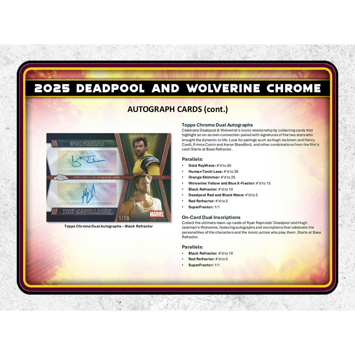 2025 Topps Deadpool Chrome Blaster 40-Box Case