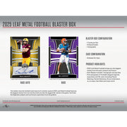 2025 Leaf Metal Football Blaster Box