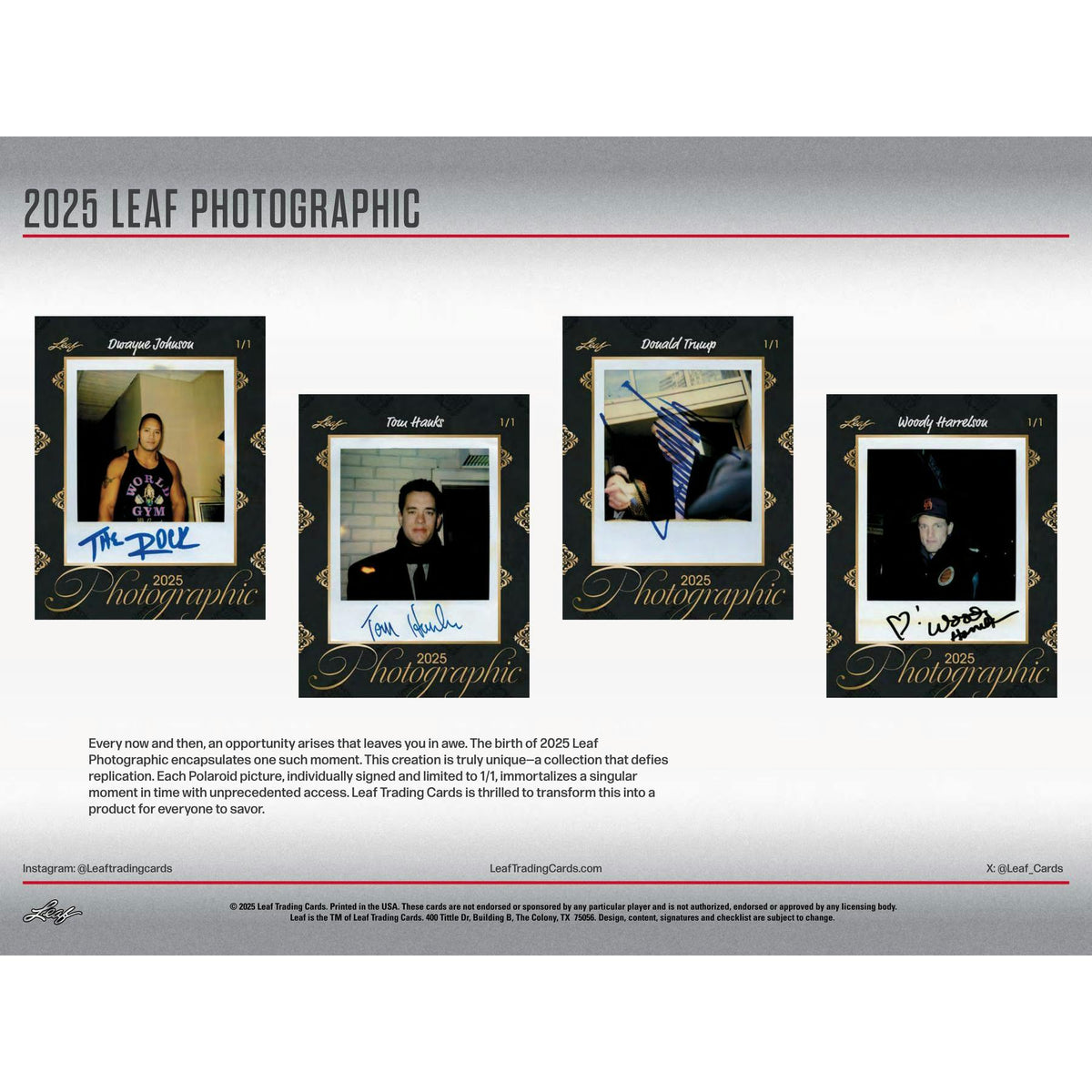 2025 Leaf Photographic Hobby 10-Box Case