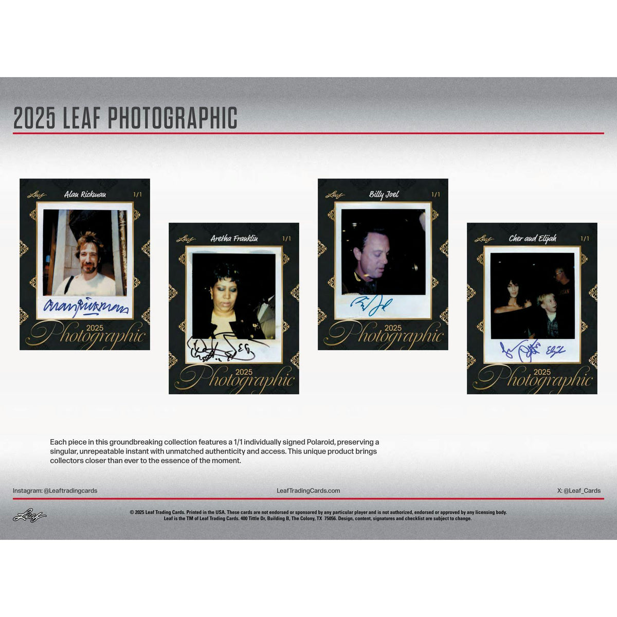 2025 Leaf Photographic Hobby 10-Box Case