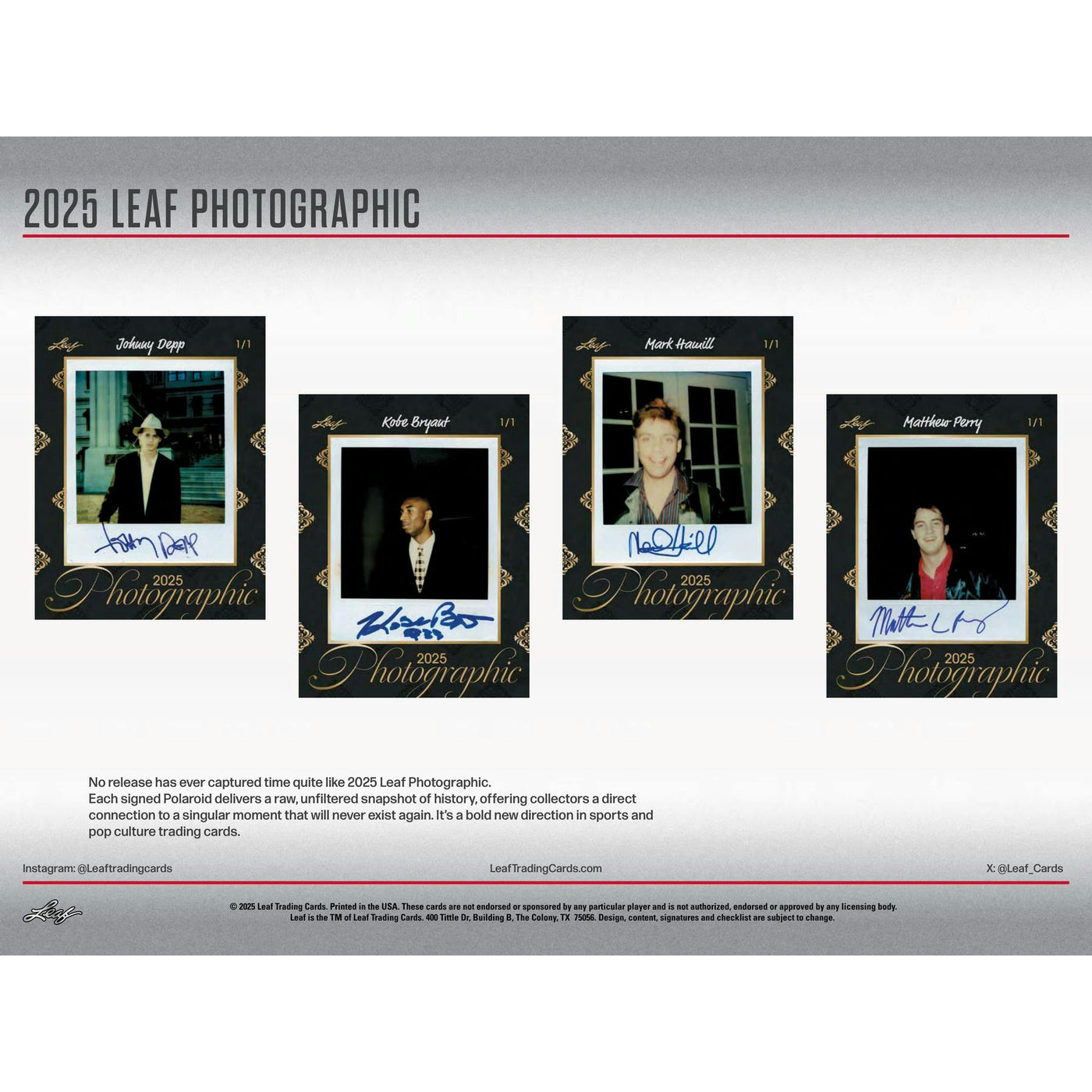 2025 Leaf Photographic Hobby 10-Box Case