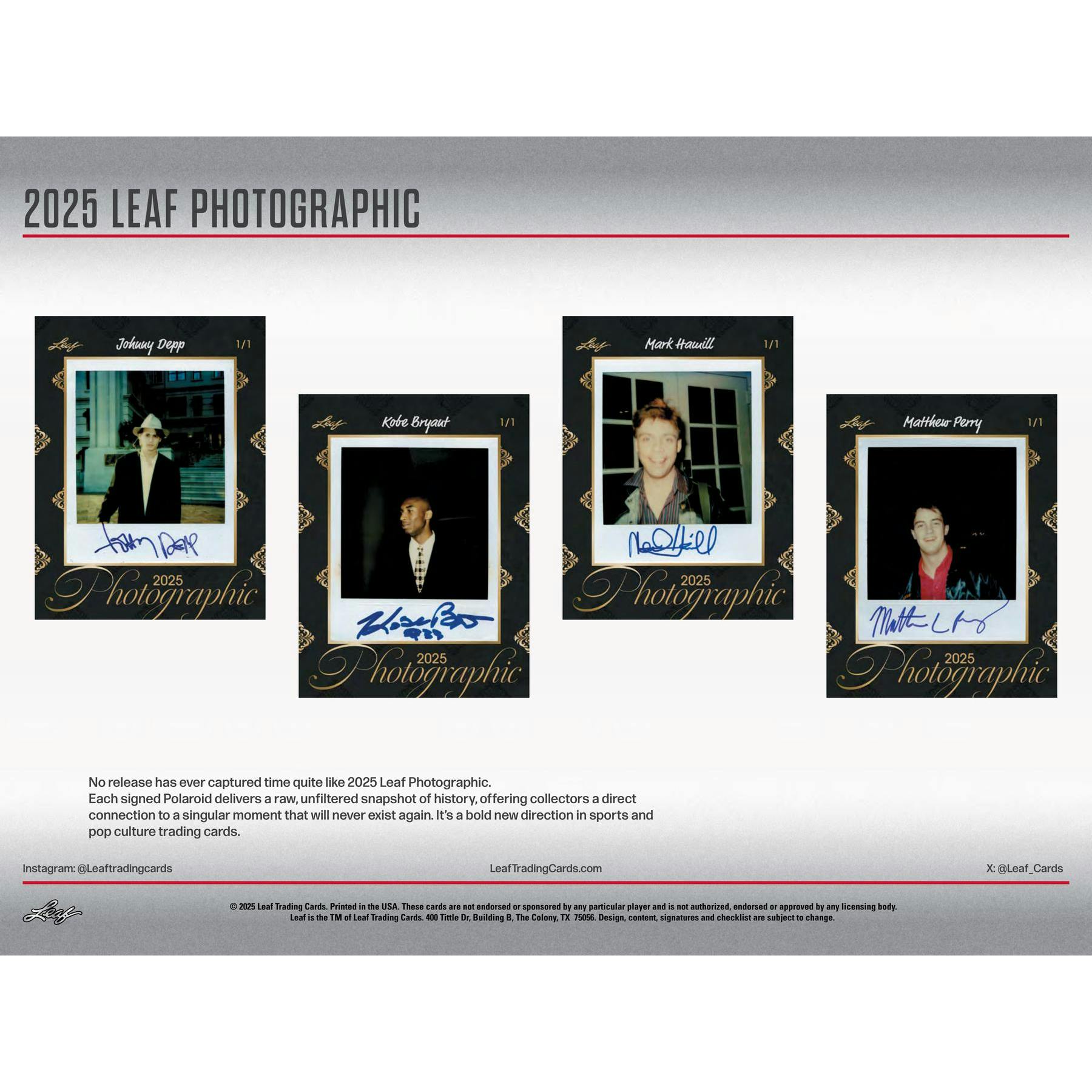 2025 Leaf Photographic Hobby 10-Box Case