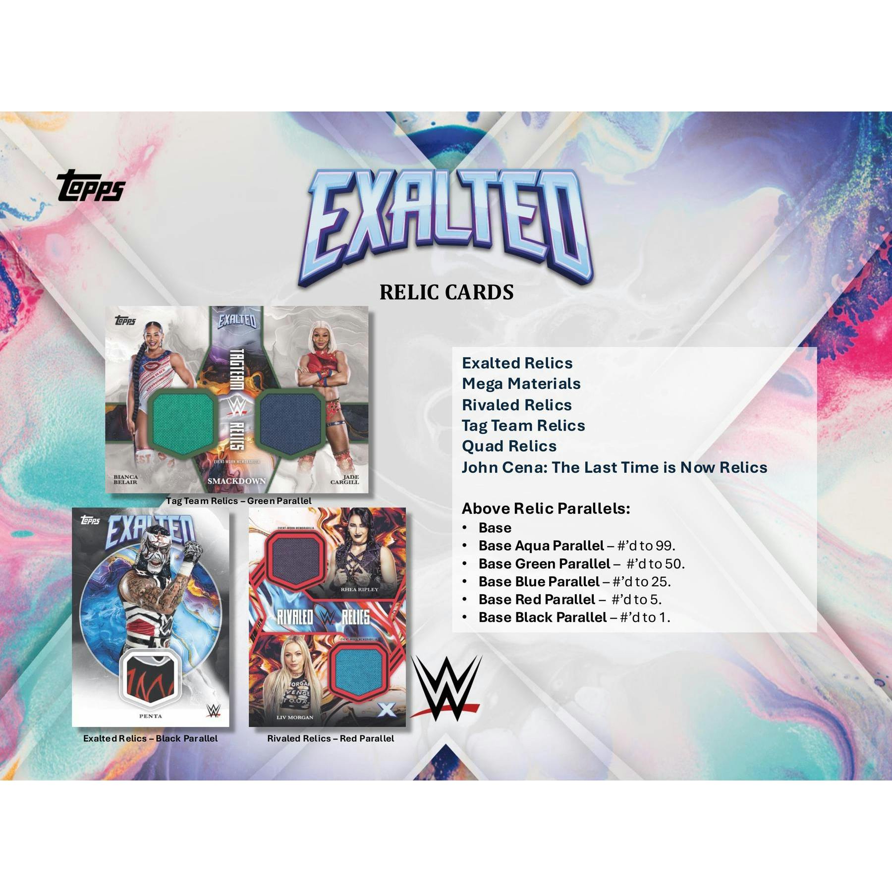 2025 Topps WWE Exalted Wrestling Hobby 10-Box Case