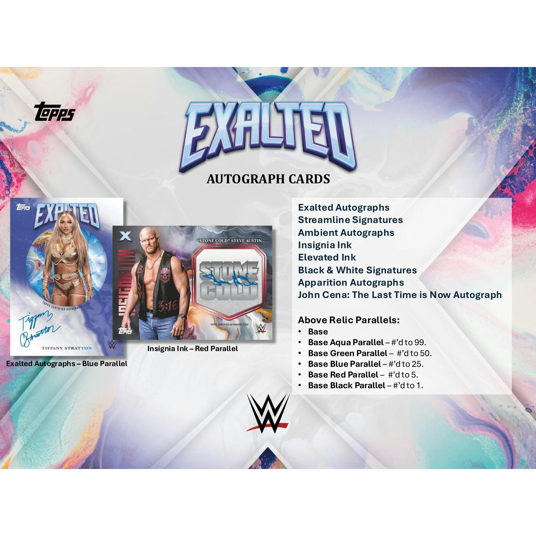 2025 Topps WWE Exalted Wrestling Hobby 10-Box Case