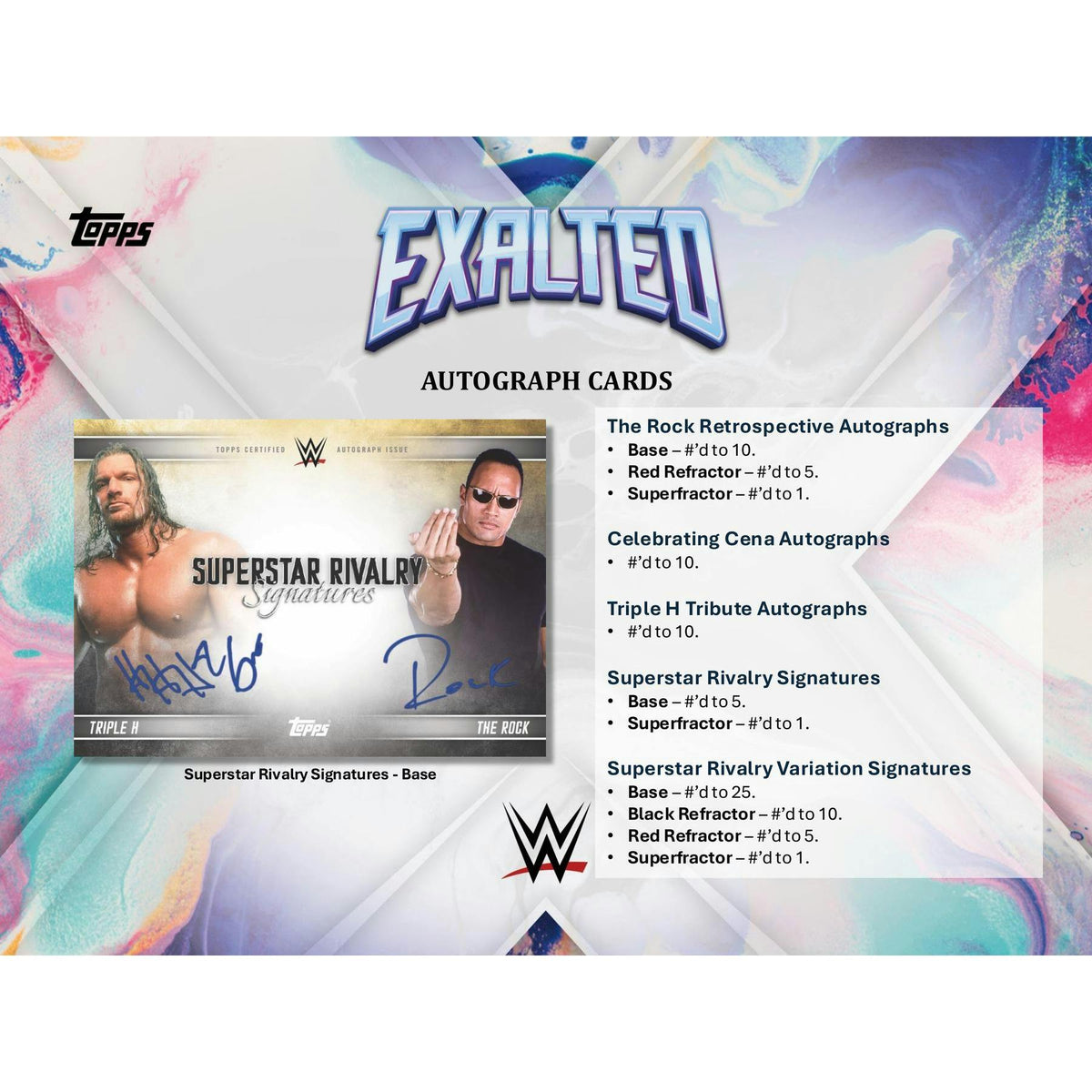 2025 Topps WWE Exalted Wrestling Hobby Box