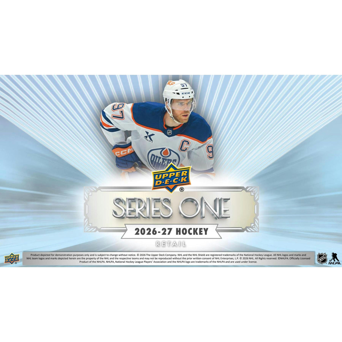 2026/27 Upper Deck Series 1 Hockey Tin (Box) Case (12 Ct.) (Presell)