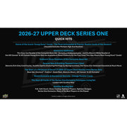2026/27 Upper Deck Series 1 Hockey Blaster 20-Box Case (Presell)