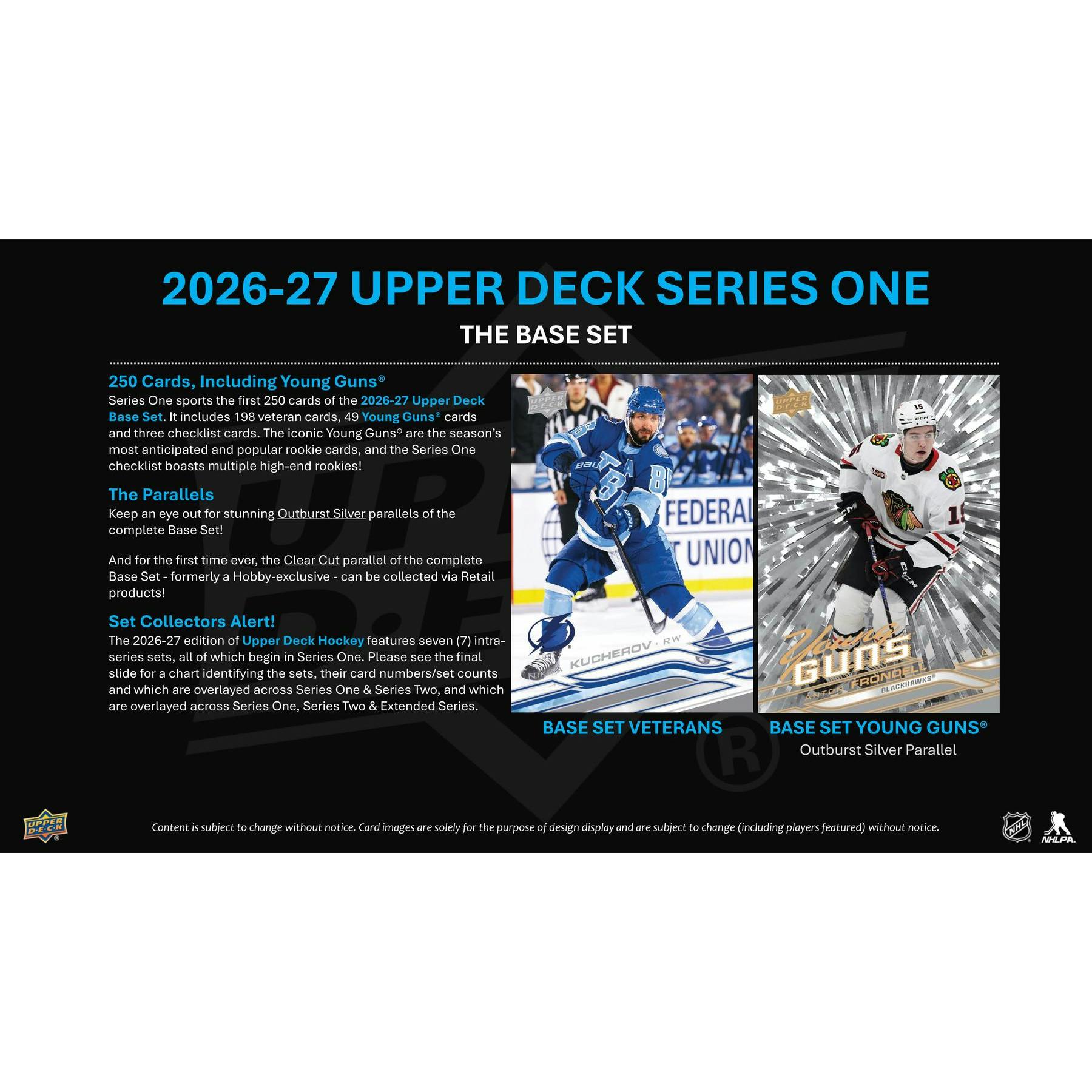 2026/27 Upper Deck Series 1 Hockey Blaster 20-Box Case (Presell)