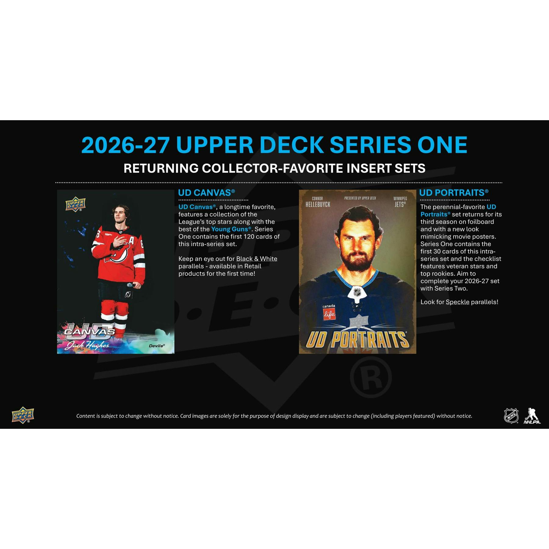 2026/27 Upper Deck Series 1 Hockey Tin (Box) (Presell)