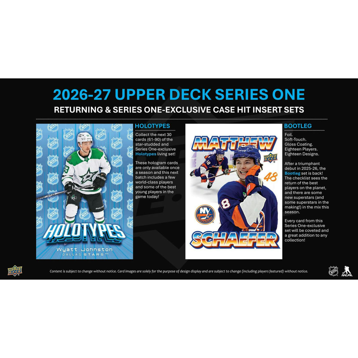 2026/27 Upper Deck Series 1 Hockey Blaster 20-Box Case (Presell)