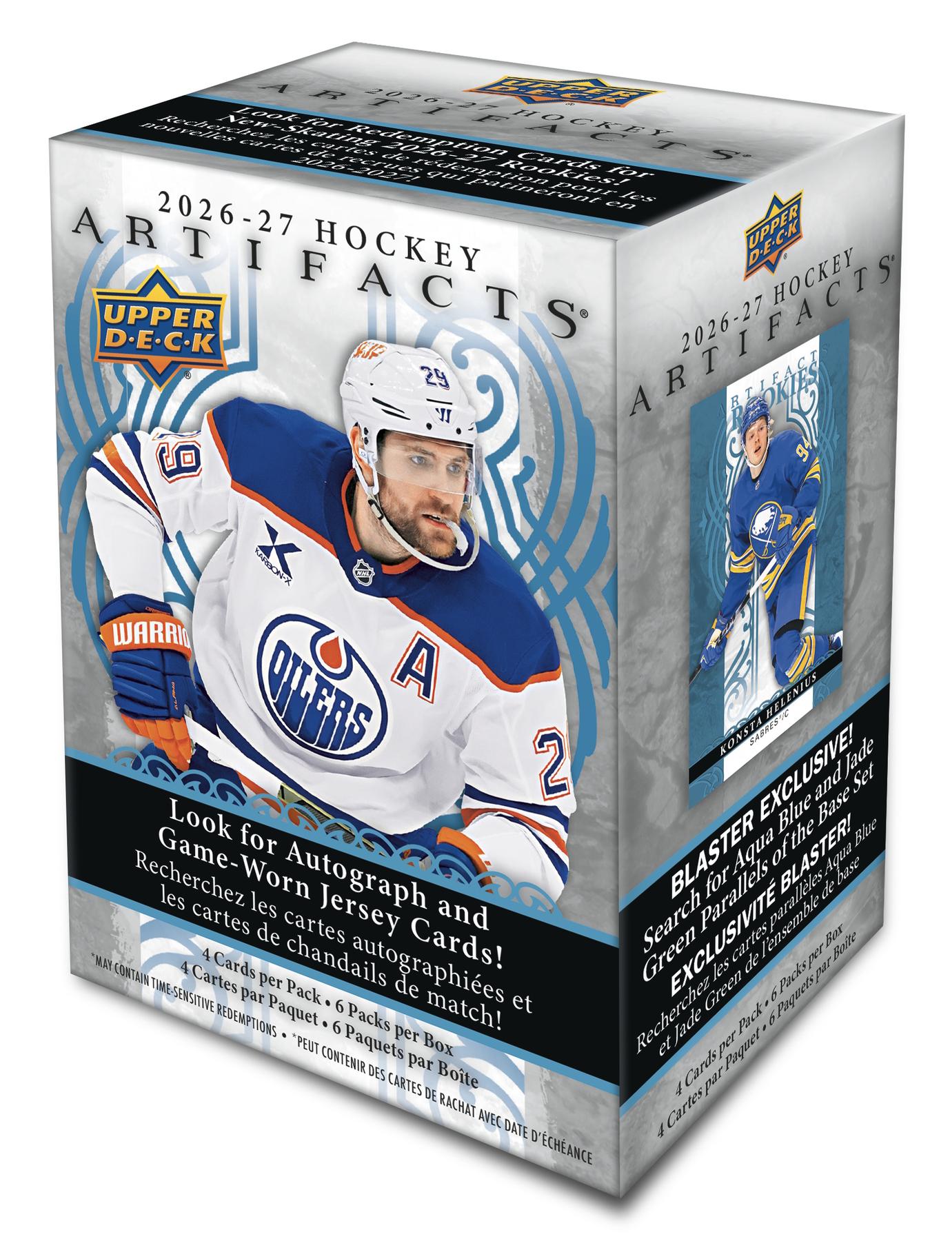 2026/27 Upper Deck Artifacts Hockey Blaster 20-Box Case (Presell)