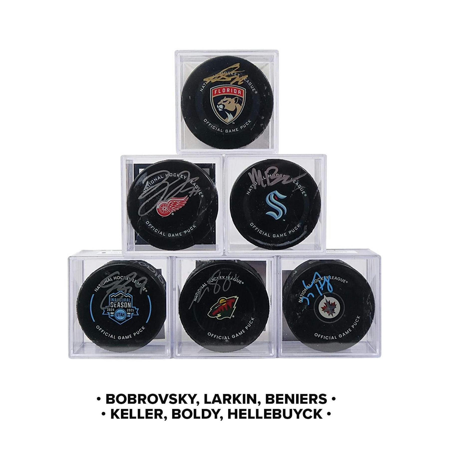 2026/27 Hit Parade Autographed Legendary Hockey Puck Series 1 Hobby 10-Box Case - Game Puck Edition
