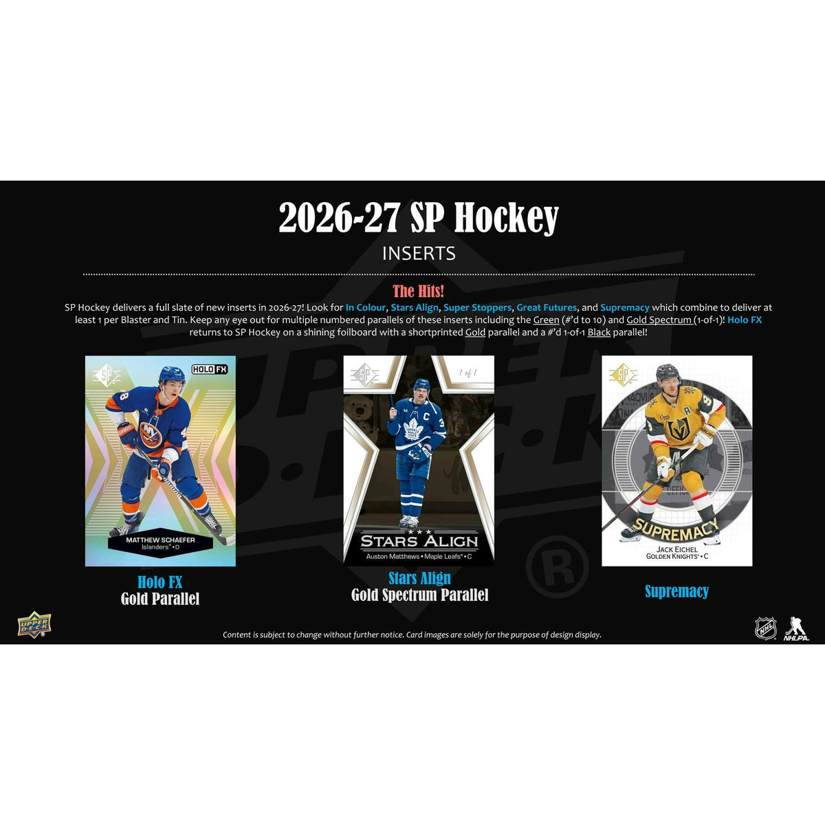 2026/27 Upper Deck SP Hockey Blaster Box (Presell)