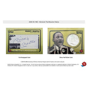 2026 Historic Autographs 1963 Moments That Became History Hobby 24-Box Case