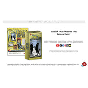 2026 Historic Autographs 1963 Moments That Became History Hobby 24-Box Case