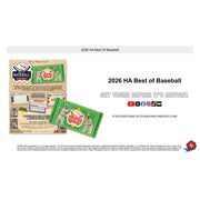 2026 Historic Autographs Best of Baseball Hobby Box