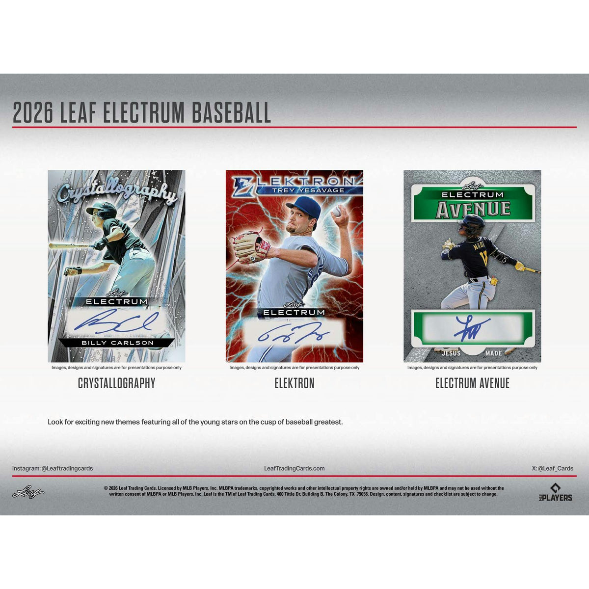 2026 Leaf Electrum Baseball Super Mega 6-Box Case