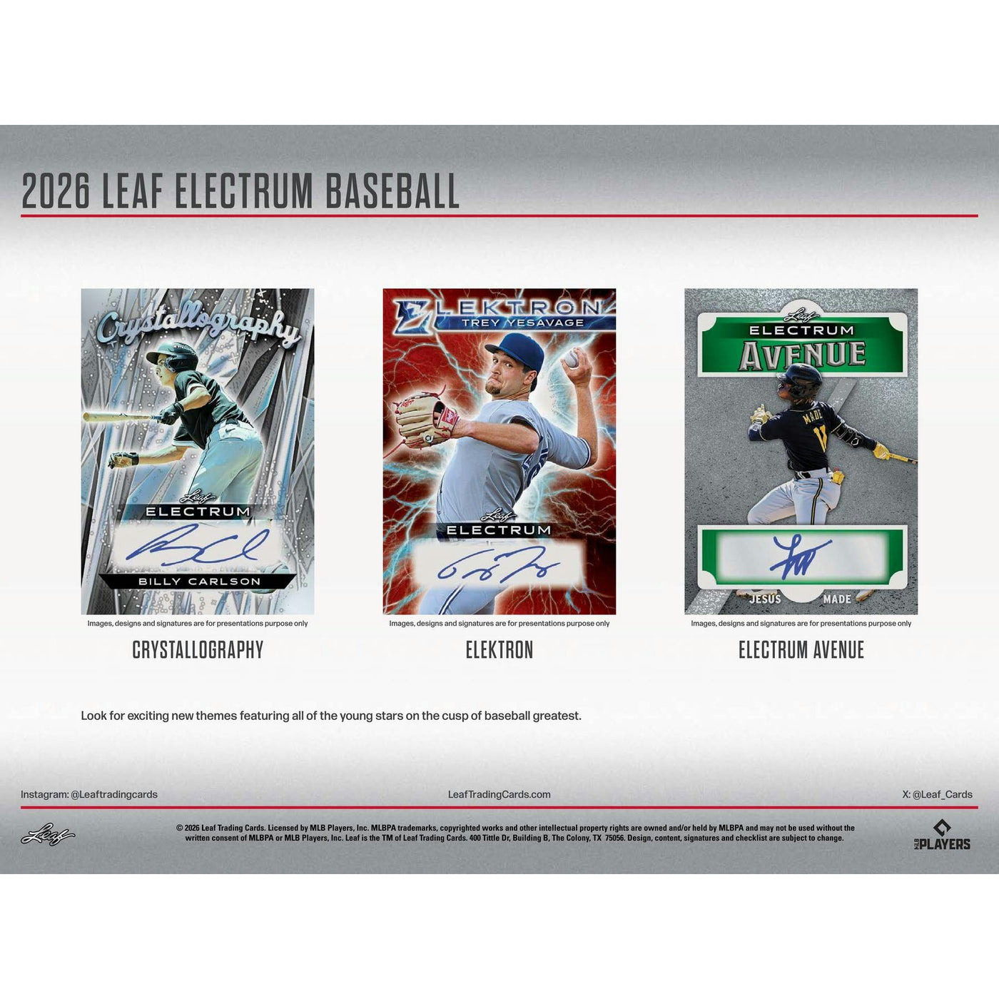 2026 Leaf Electrum Baseball Hobby Box