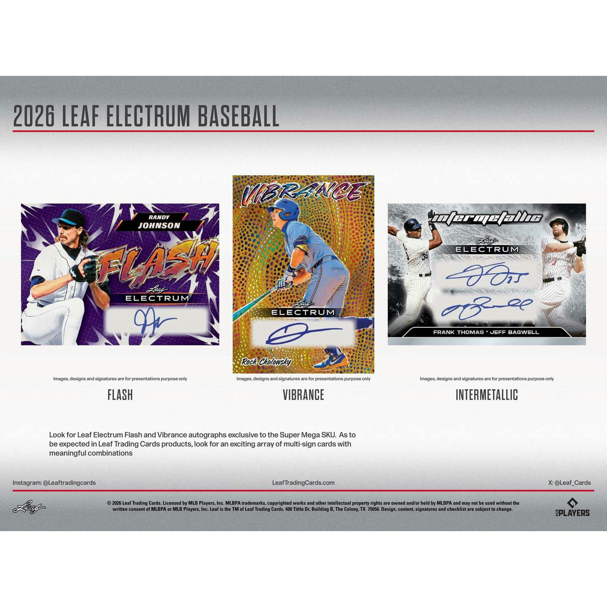2026 Leaf Electrum Baseball Hobby Box