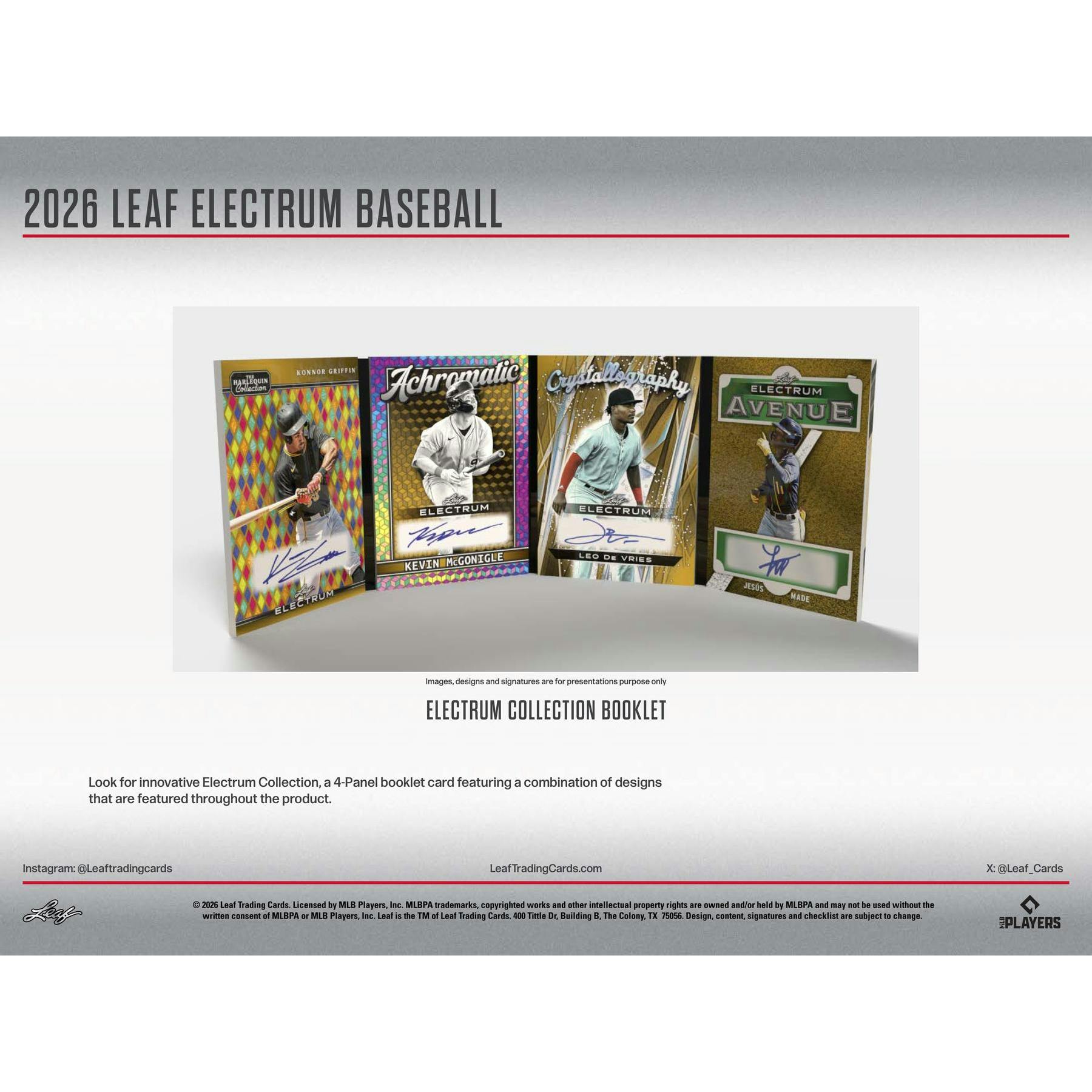 2026 Leaf Electrum Baseball Hobby Box