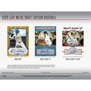 2026 Leaf Metal Draft Baseball Mega Jumbo Box