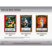 2026 Leaf Metal Football Hobby Jumbo Box