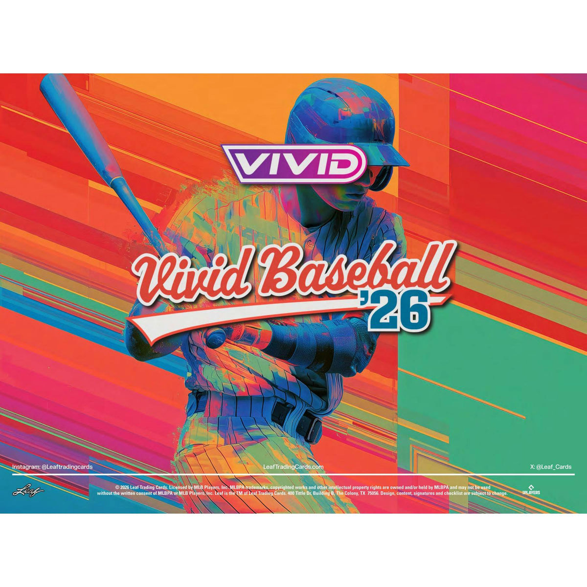 2026 Leaf Vivid Baseball Hobby Jumbo Box