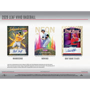 2026 Leaf Vivid Baseball Hobby Jumbo Box