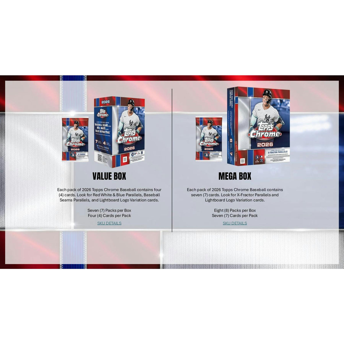 2026 Topps Chrome Baseball Delight Box (Slightly Damaged)
