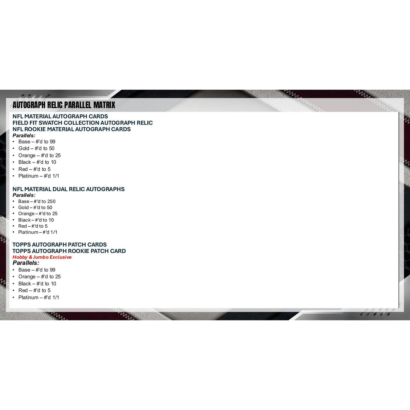2026 Topps Football Hanger Box