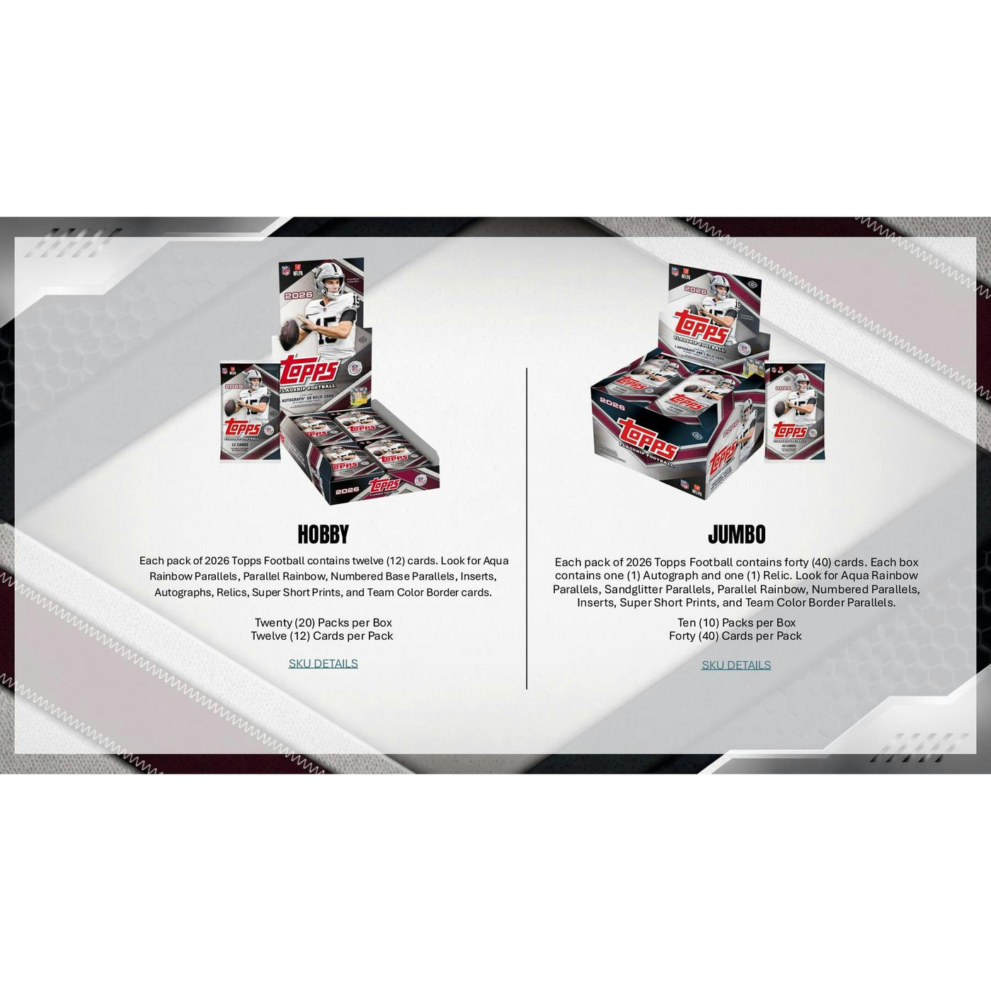2026 Topps Football Mega Box (Slightly Damaged)