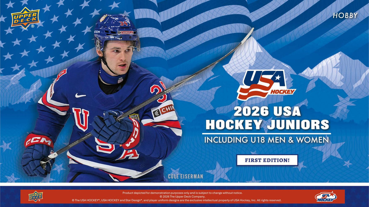 2026 Upper Deck Team USA Juniors Hockey Hobby Box (Presell)