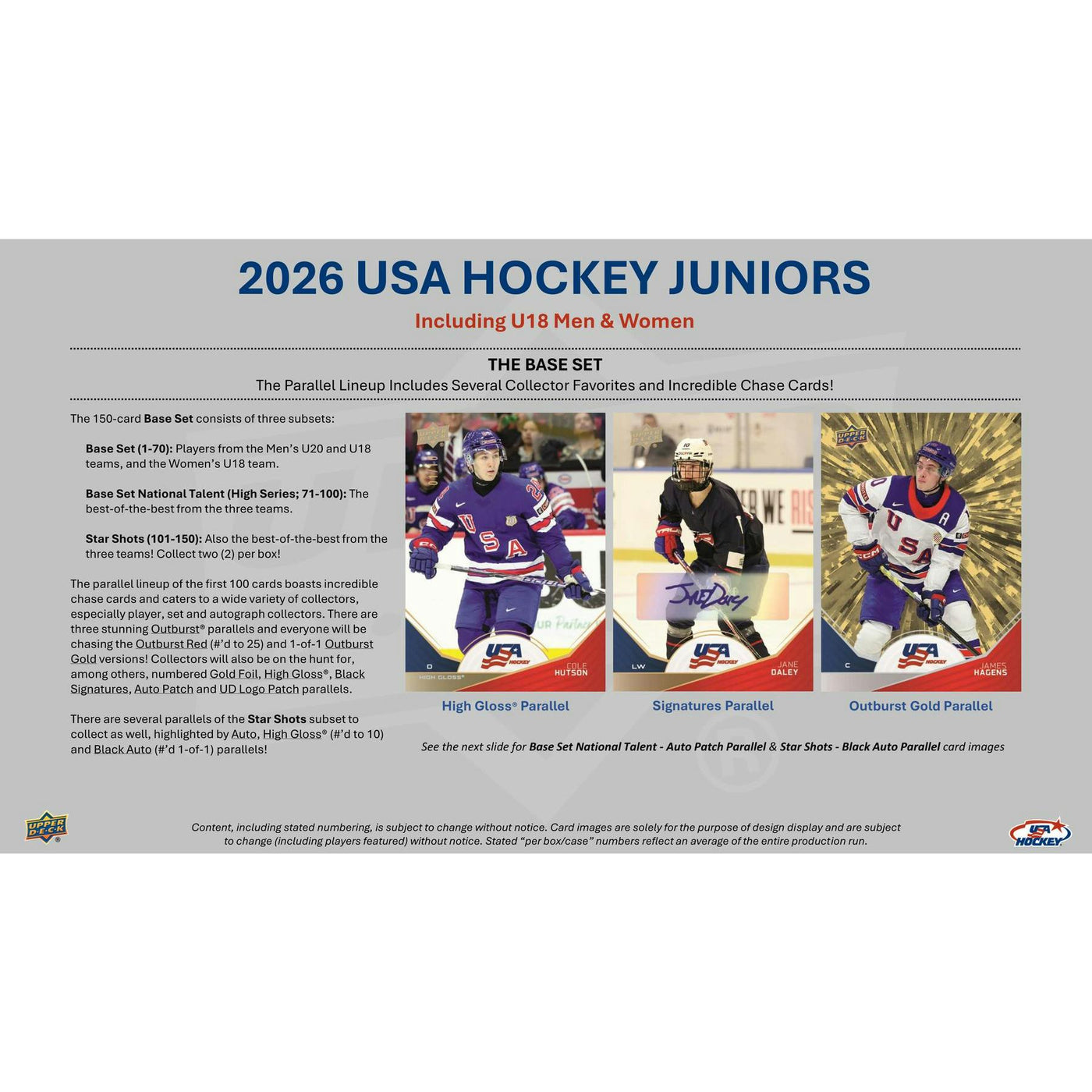 2026 Upper Deck Team USA Juniors Hockey Hobby Box (Presell)
