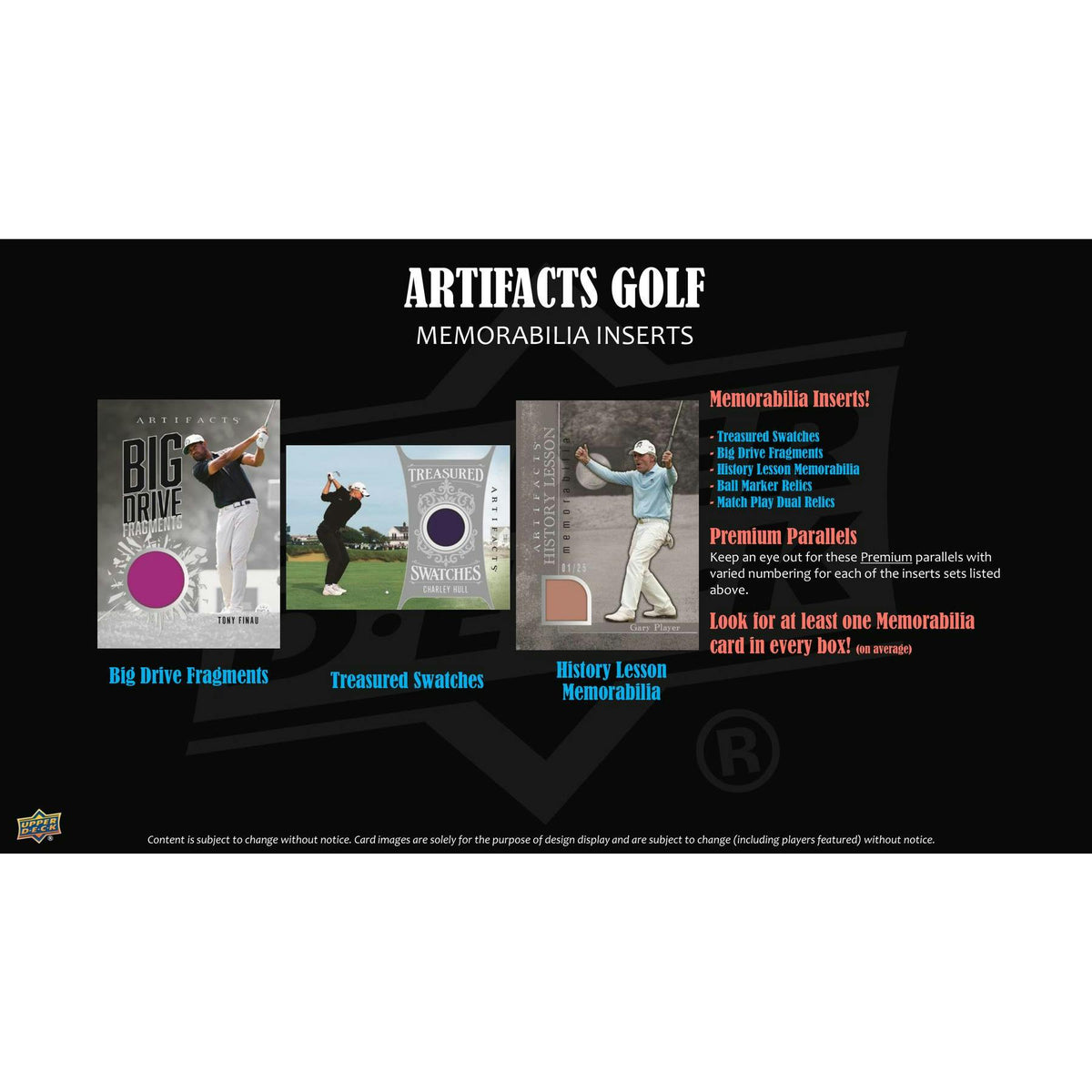 2026 Upper Deck Artifacts Golf Hobby Box