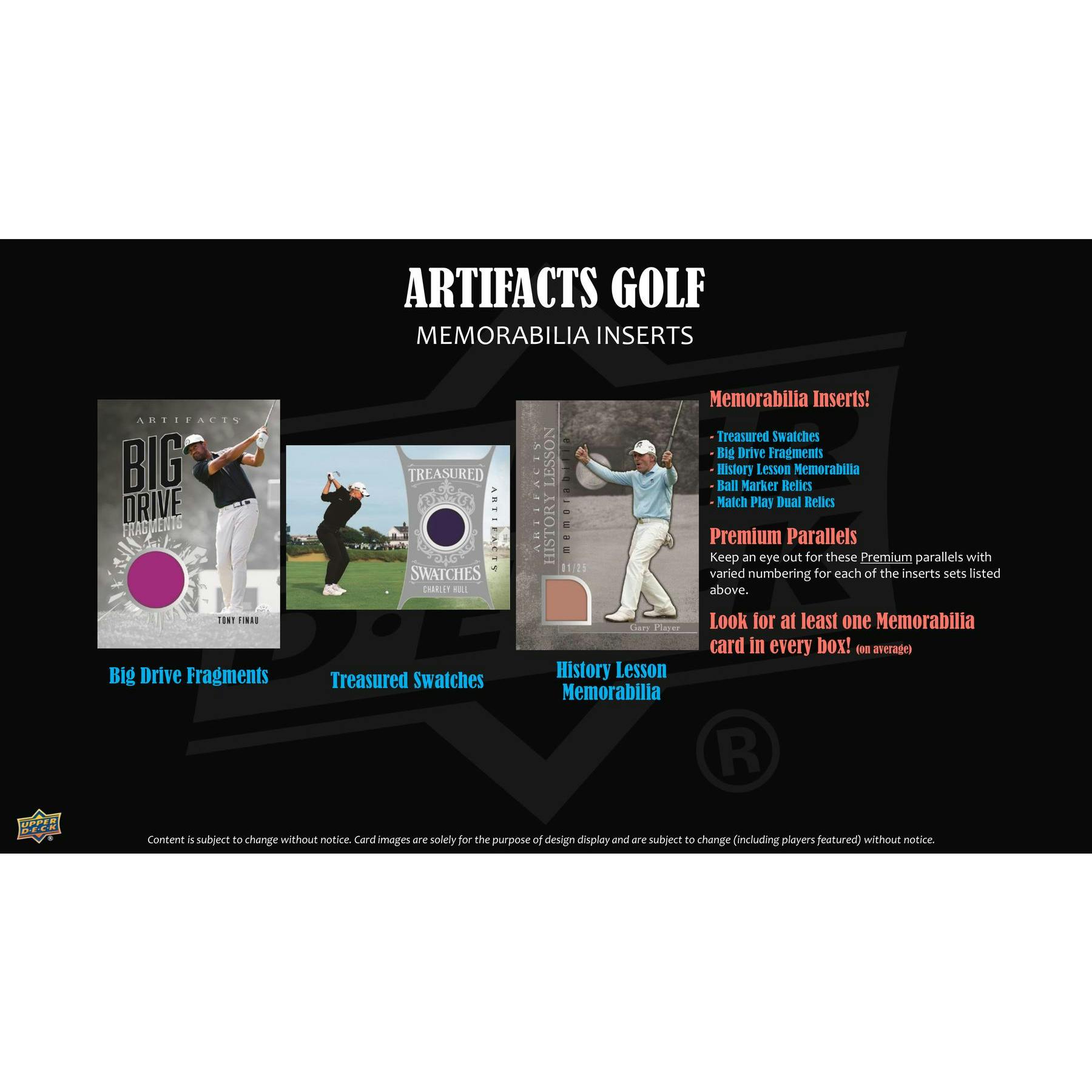 2026 Upper Deck Artifacts Golf Hobby Box