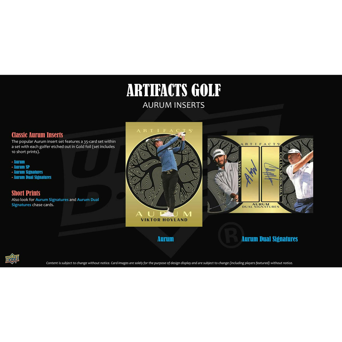 2026 Upper Deck Artifacts Golf Hobby 20-Box Case