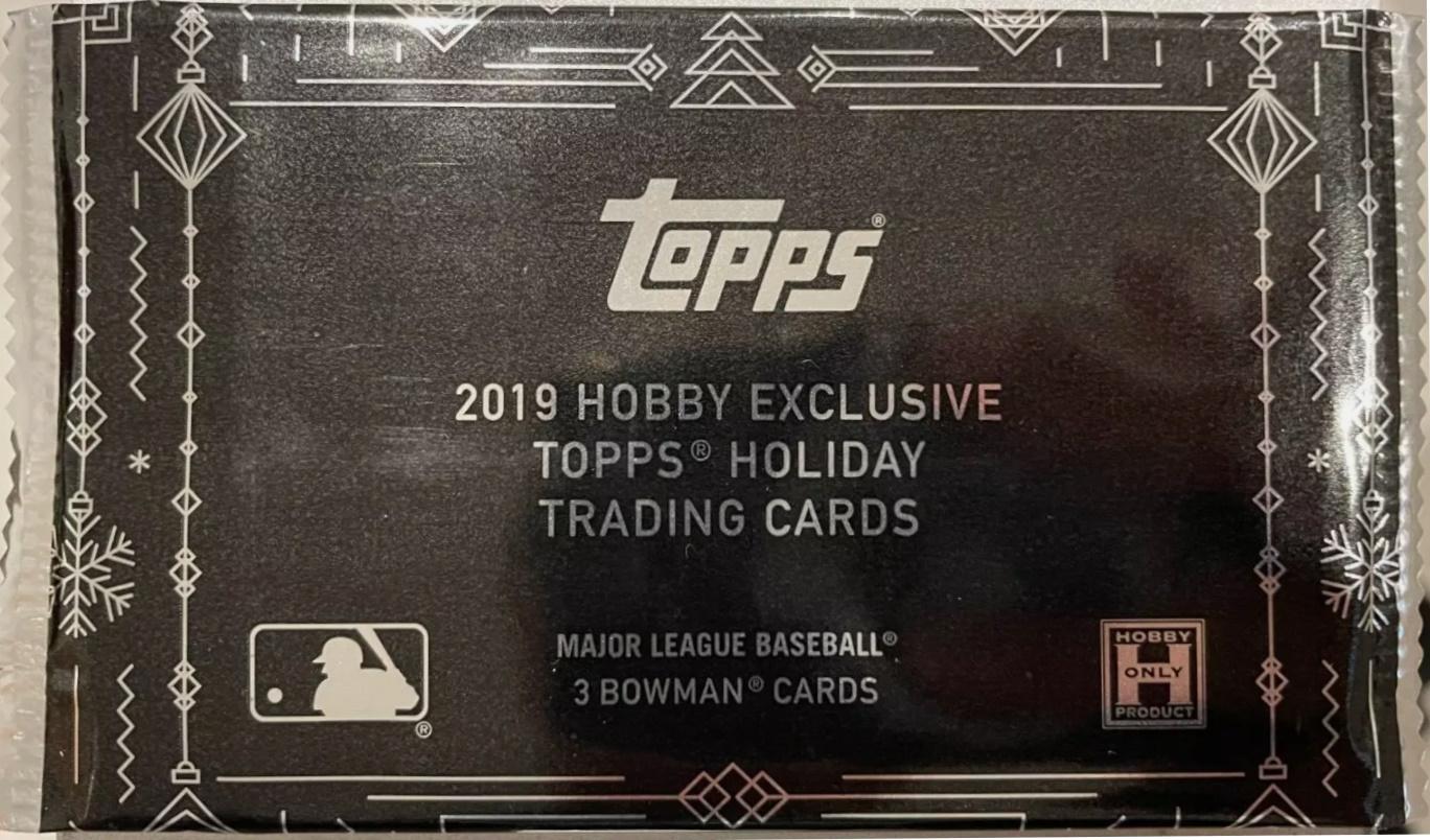 2019 Topps Baseball Holiday Pack