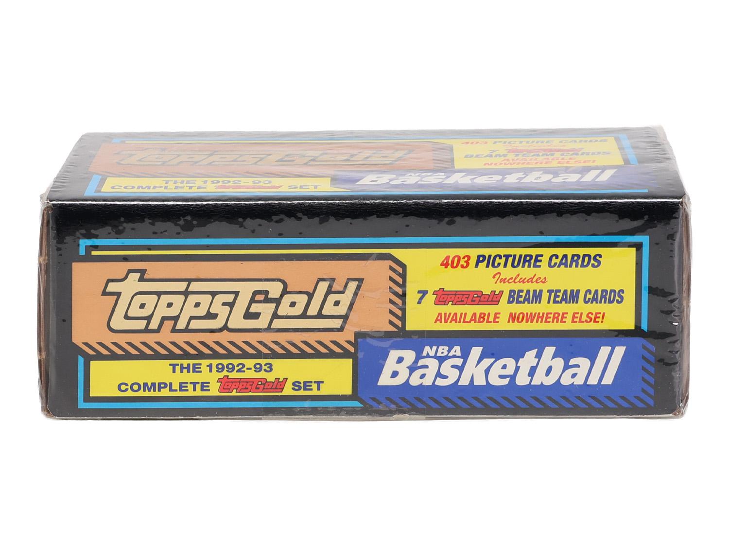 1992/93 Topps Basketball Gold Factory Set