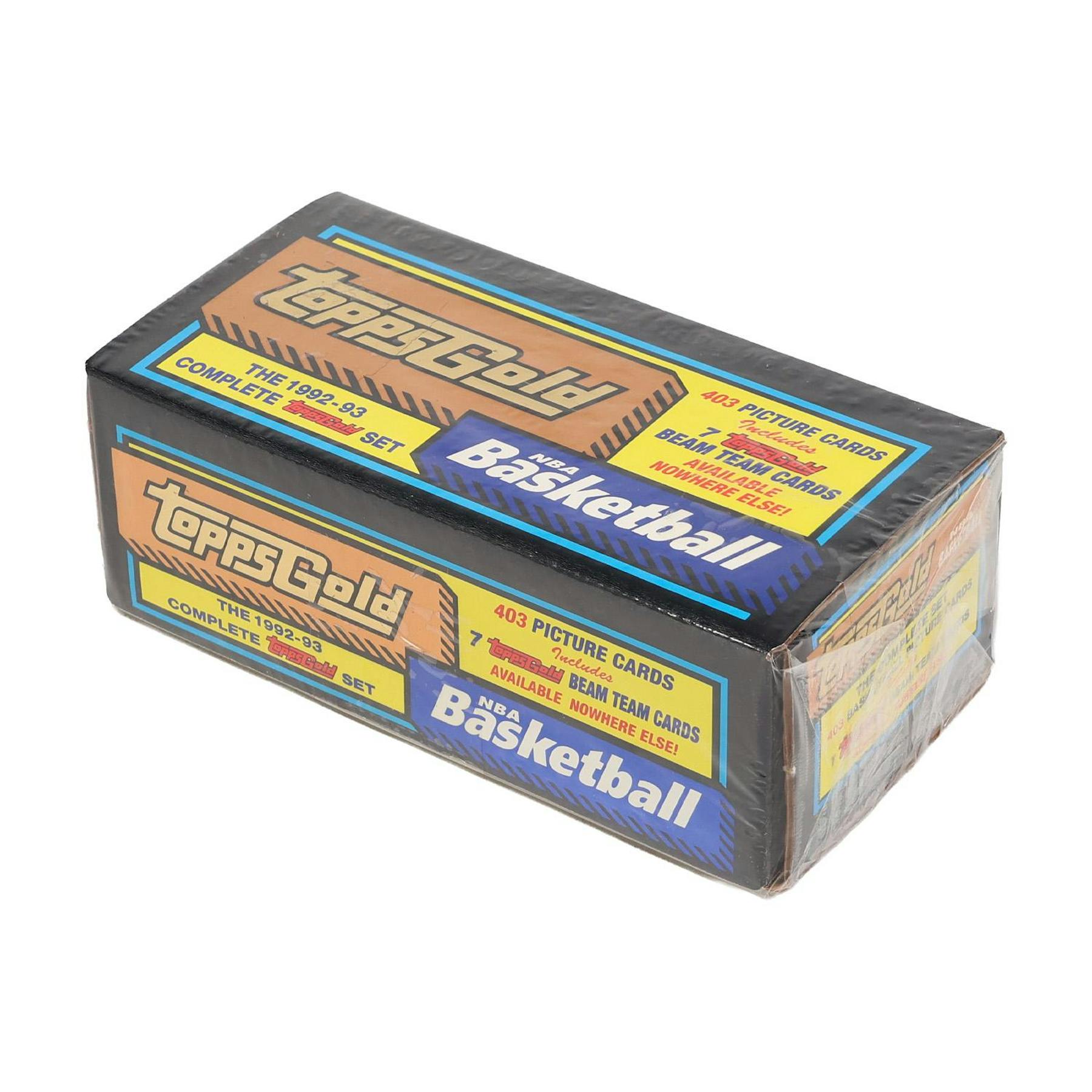 1992/93 Topps Basketball Gold Factory Set